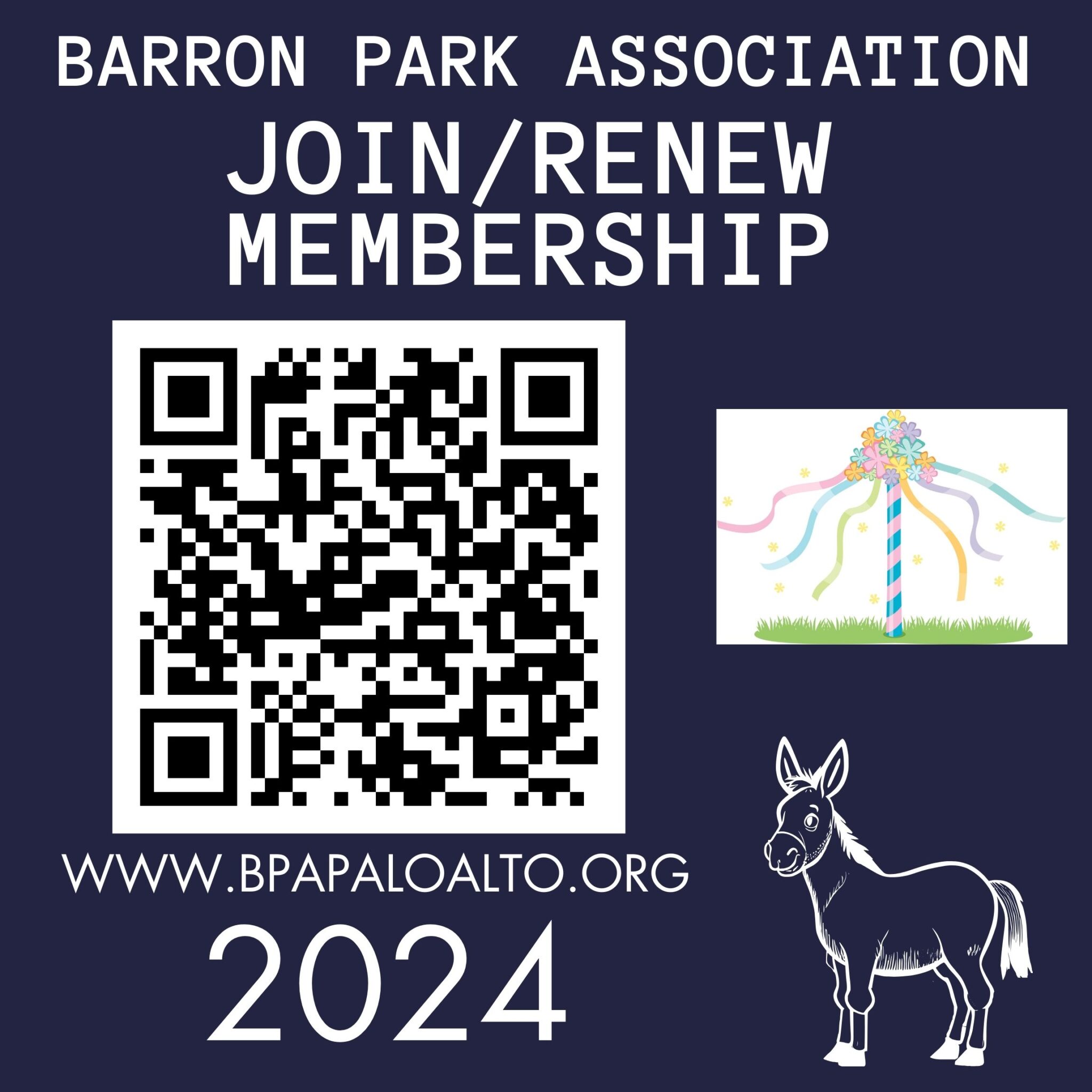 Join or Renew your 2024 Membership! The Barron Park Association